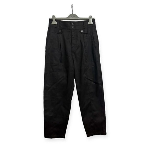 Nili Lotan Hannah Black high-rise cropped pants, Size 6 - Picture 3 of 16